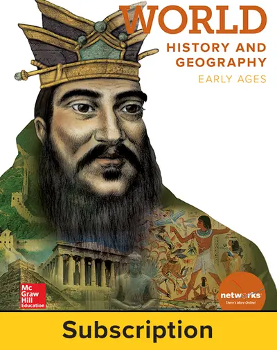 World History and Geography, Early Ages, Student Learning Center, 1-year subscription