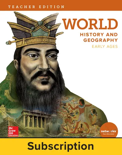 World History and Geography, Early Ages, Teacher Lesson Center, 1-year subscription