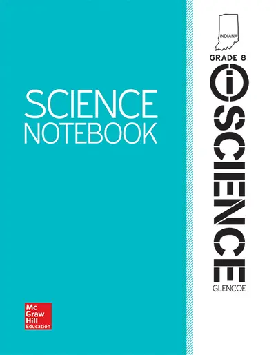 iScience Grade 8, Science Notebook, Indiana Student Edition