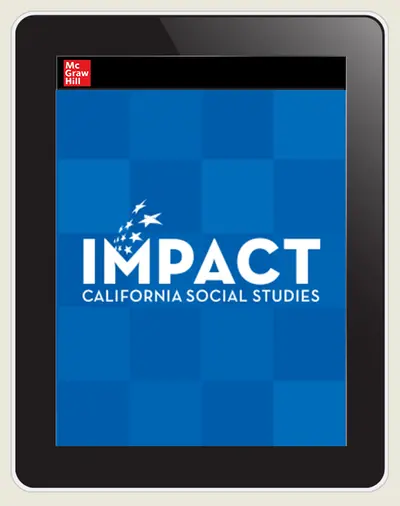 IMPACT: California, Grade 5, Online Student Center, 8-year subscription, US History: Making a New Nation