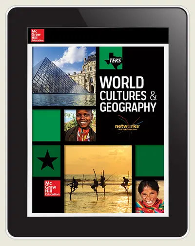 Texas World Cultures And Geography  Student Learning Center 7-year subscription