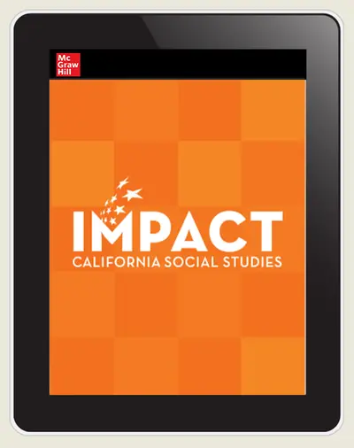 IMPACT: California, Grade 3, Online Teacher Center, 8-year subscription, Continuity and Change