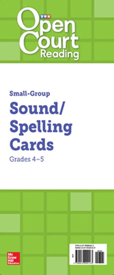 OCR Grades 4-5 Sound/Spelling Medium Cards