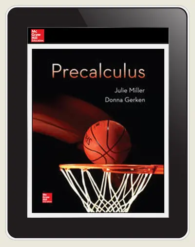 Miller, Precalculus, 2017, 1e, ConnectED eBook, 7-year subscription