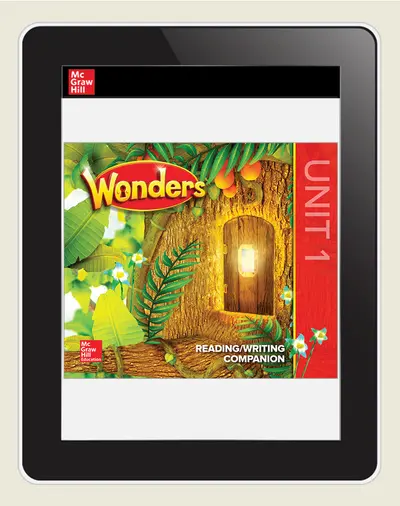 Wonders Grade 1 Student Workspace, 1-Year Subscription