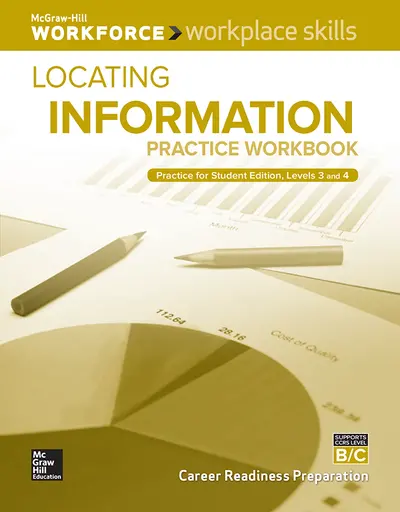 Workplace Skills Practice Workbook, Levels B/C, Locating Information, 10-pack