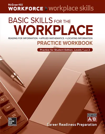 Workplace Skills Practice Workbook, Basic Skills for the Workplace, 10-pack