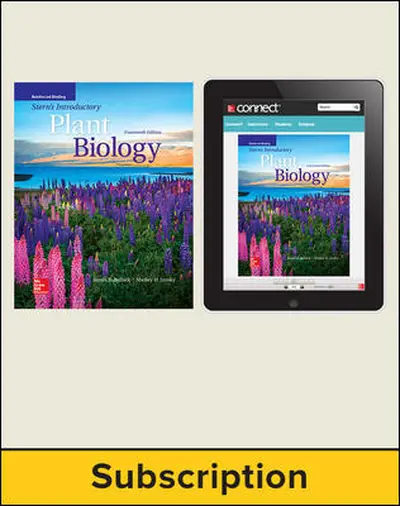 Bidlack, Stern's Introduction to Plant Biology, 2018, 14e, Standard Student Bundle, 1-year subscription