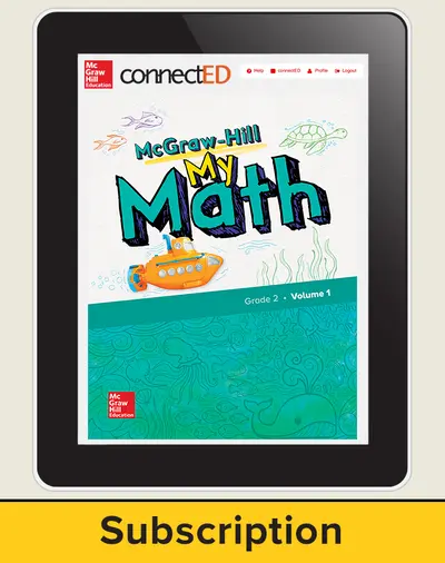 McGraw-Hill My Math, Student Center 3 Year Subscription Grade 1