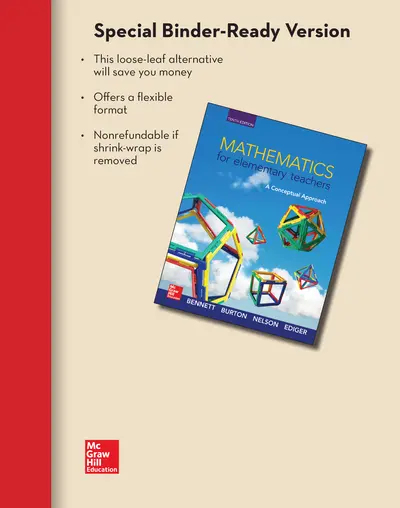 Mathematics for Elementary Teachers: A Conceptual Approach