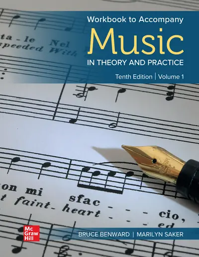 Workbook for Music in Theory and Practice, Volume 1, Loose-Leaf