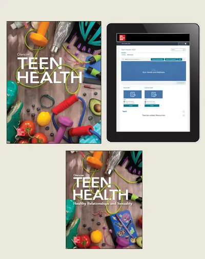 2021 Teen Health with Healthy Relationships & Sexuality, Print & Digital Student Bundle, 6-year subscription