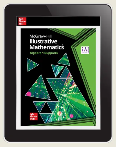 Illustrative Mathematics Algebra 1 Supports, Teacher Digital Center, 1-year subscription