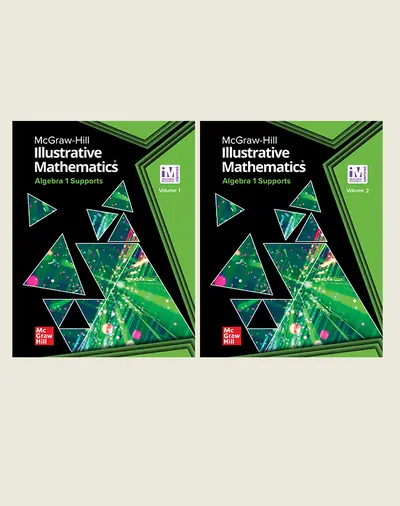 Illustrative Mathematics Algebra 1 Supports, Student Edition Bundle, Vols. 1 and 2
