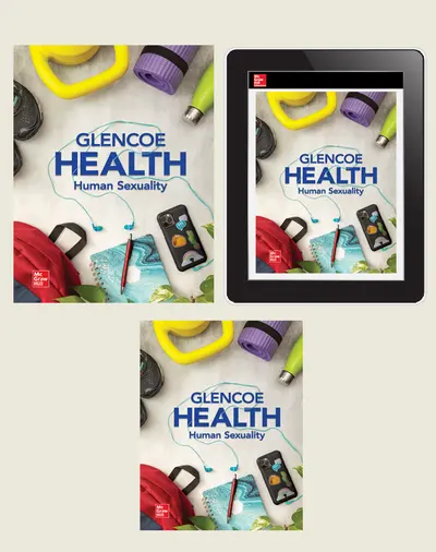 2022 Glencoe Health, Human Sexuality, Print & Digital Student Bundle, 1-year subscription