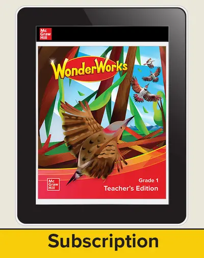 WonderWorks Grade 1 Teacher Workspace 7 year subscription