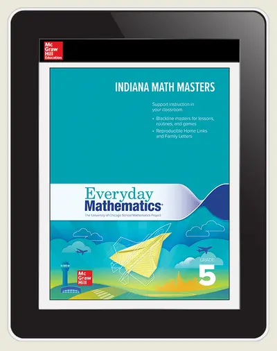 Everyday Mathematics 4 Indiana Student Center Grade 5, 1-Year Subscription