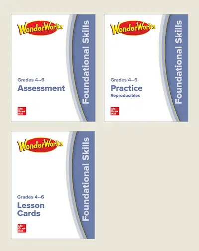 WonderWorks Grades 4-6 Foundational Skills Booster Kit