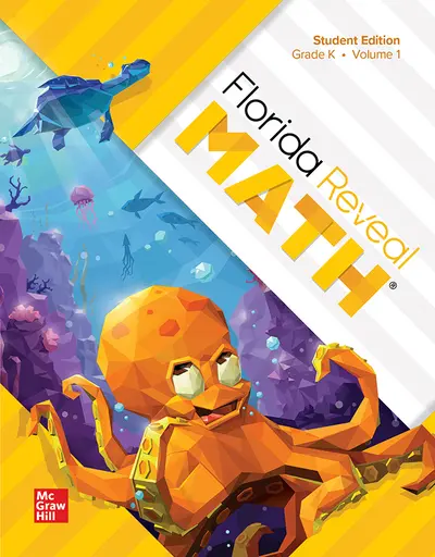 Florida Reveal Math, Grade K, Student Edition Volume 1