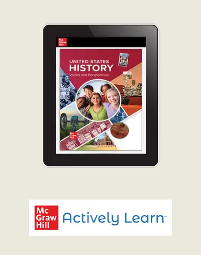 United States History: Voices and Perspectives, Digital Student Bundle with Actively Learn Social Studies, 1-year subscription