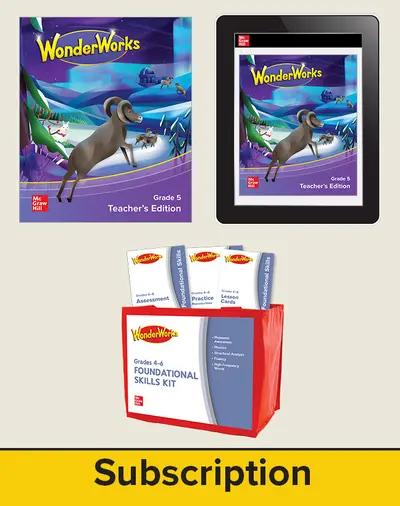 WonderWorks Grade 5 Classroom Bundle with 3 Year Subscription