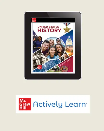 United States History, Modern Times, Digital Student Bundle with Actively Learn Social Studies, 1-year subscription