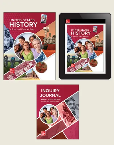 United States History: Voices and Perspectives, Student Bundle Plus Inquiry  Journal, 6-year subscription