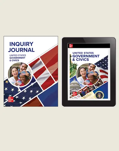 United States Government and Civics, Student Inquiry Bundle, 6-year subscription