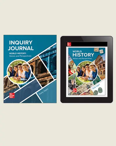 World History: Voices and Perspectives, Early Ages, Student Inquiry Bundle, 6-year subscription