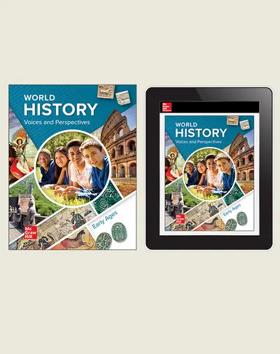 World History: Voices and Perspectives, Early Ages, Student Bundle, 1-year subscription