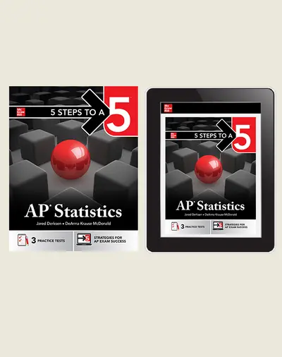 5 Steps to a 5: AP Statistics, Student Bundle, 1 year