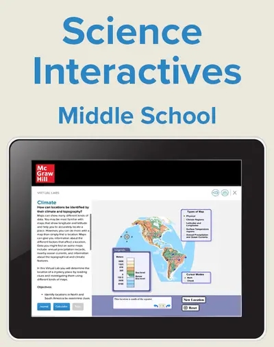 Middle School Science Student Virtual Labs, 3-year subscription - must have teacher subscription to purchase