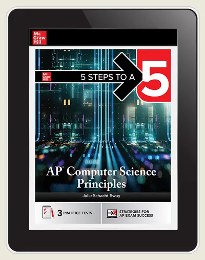 5 Steps to a 5: AP Computer Science Principles, 6 year teacher subscription