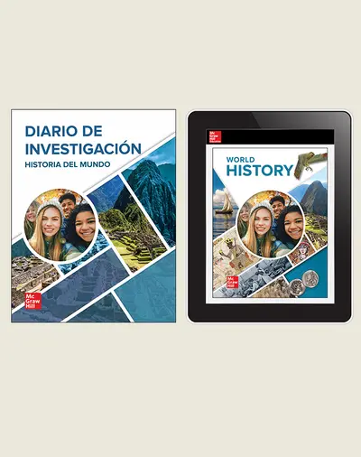 World History, Spanish Student Inquiry Bundle, 1-year subscription