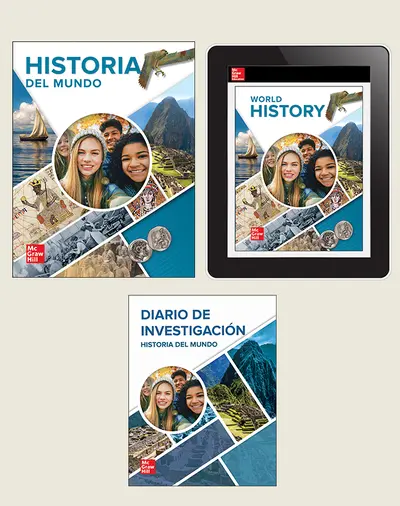 World History, Spanish Student Bundle Plus Inquiry Journal, 6-year subscription