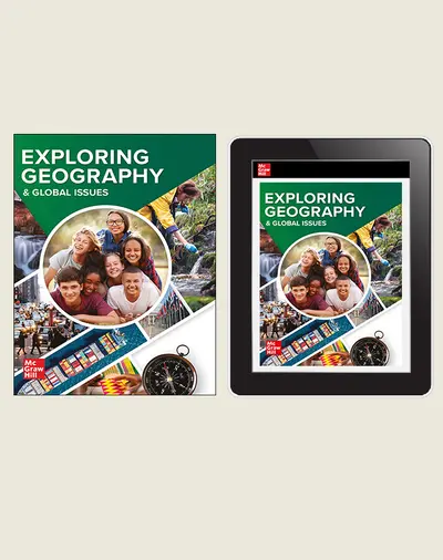 Exploring Geography and Global Issues, Student Bundle, 1-year subscription