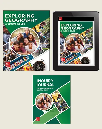 Exploring Geography and Global Issues, Student Bundle Plus Inquiry Journal, 1-year subscription