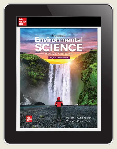 Cunningham, Principles of Environmental Science, 2023, 1e, 3-year Student Subscription