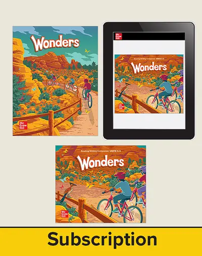 Wonders Grade 3 Flex Student Bundle with 6 Year Subscription