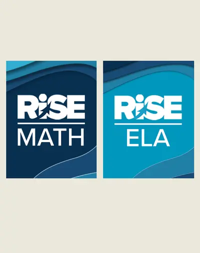 Rise Math and ELA, Grades K - 8, 1 Teacher, 1 Student Digital Bundle, 3 Month Subscription