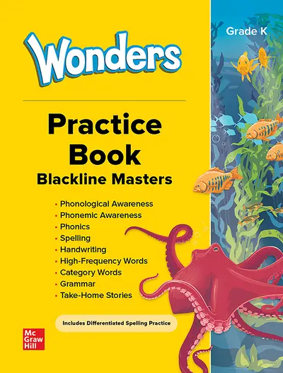 Wonders Grade K National Practice Book