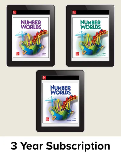 Number Worlds, Levels H-J Teacher Select digital, 3-year subscription