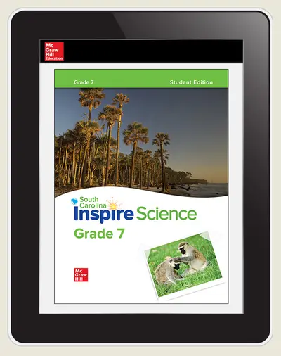 CUS SC Inspire Science: Grade 7, Digital Student Center, 1-year subscription