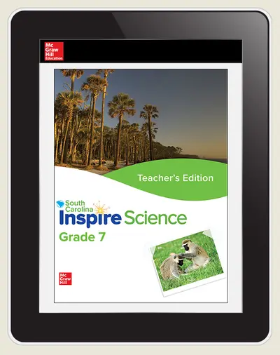 CUS SC Inspire Science: Grade 7, Digital Teacher Center, 3-year subscription