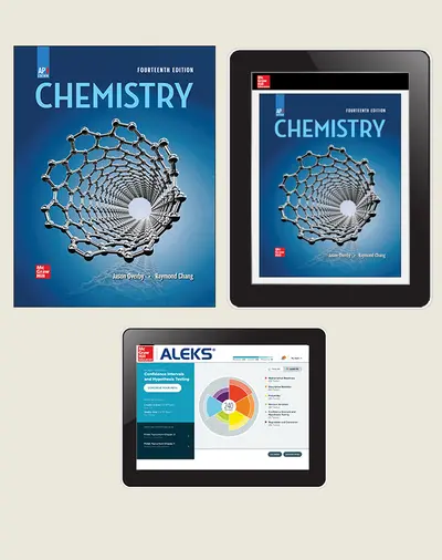 Chang, Chemistry, 2023, 14e, AP Edition, Student Print & Digital Bundle Plus ALEKS via my.MHEducation.com (Student Edition with Student Subscription and ALEKS), 5-year subscription