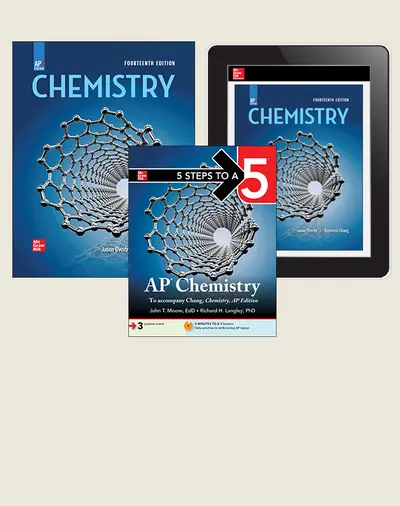 Chang, Chemistry, 2023, 14e, AP Edition, Premium Student Print & Digital Bundle (Student Edition with Student Subscription and 1 copy of 5 Steps), 3-year subscription