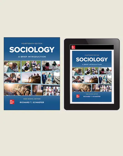 Schaefer, Sociology: A Brief Introduction 14e, 2023, Student Print & Digital Bundle (Student Edition with Online Student Edition), 1-year subscription