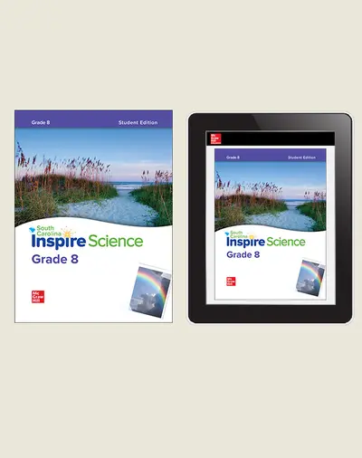 CUS SC Inspire Science: Grade 8, Comprehensive Student Bundle, 1-yr subscription