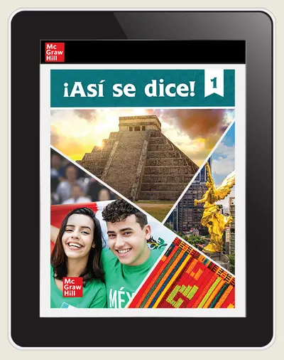 ¡Así se dice! Level 1, Student Digital License, 1-year subscription