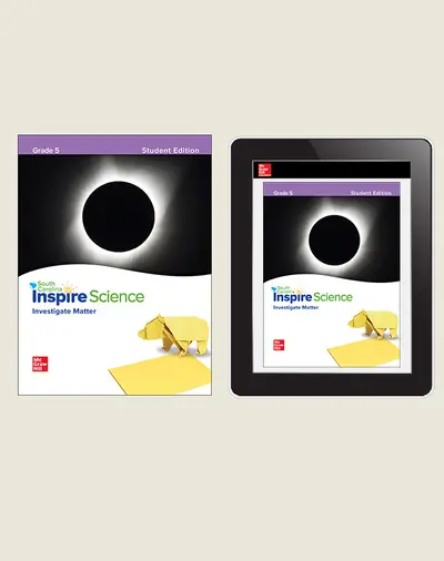 CUS SC Inspire Science: Grade 5, Student Bundle, 1 Year Subscription